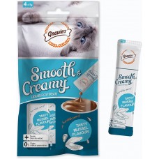 Gnawlers Lickable Cat Treats Tasty Mussel Flavour 60 Gm